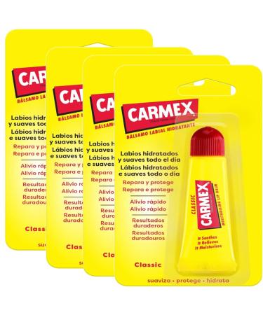 Carmex Carmex Classic Moisturizing Lip Balm Tube 10 g 4 Units