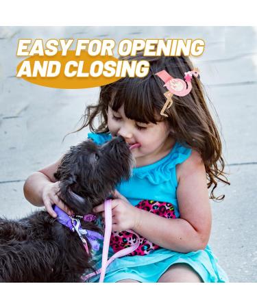 Amosfun Pink Flamingo Hair Clips - Cute Hair Accessories for Girls Toddlers & Teens - International Shipping Available - Buy Online on GoSupps.com