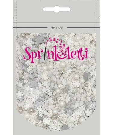 Sprinkletti Snowy Night Christmas Shapes & Sprinkles 100g - Perfect for Festive Cakes & Bakes - Buy Online on GoSupps.com