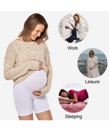 Gratlin Seamless Pregnancy Shapewear High Waist Shorts S White - Buy Online on GoSupps.com