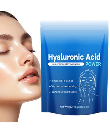 G n rique Moisturizing Skin Powder Natural Brightening Formula 100g Cosmetic Grade Blend Hydrating Spot-Reducing Care Water Soluble for Beauty Ingredient Women