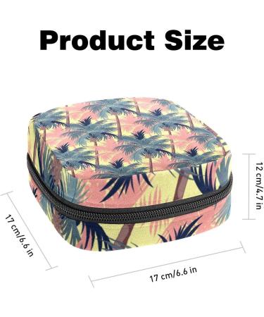Buy Women's Bonds Storage Pockets Stillpad Halter Bag Tropical Palm Coconut Tree Pattern | Portable Period Kit for Women & Girls - Buy Online on GoSupps.com