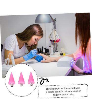 Healeved 9 Pcs Manicure Dotting Tools Studs Picker Wax Heads Wax Rhinestone Picker Wax Pencil for Rhinestones Wax Rhinestones Picker Dual Diy Jewel Picker Dotting Pen Point Acrylic Pink - Buy Online on GoSupps.com