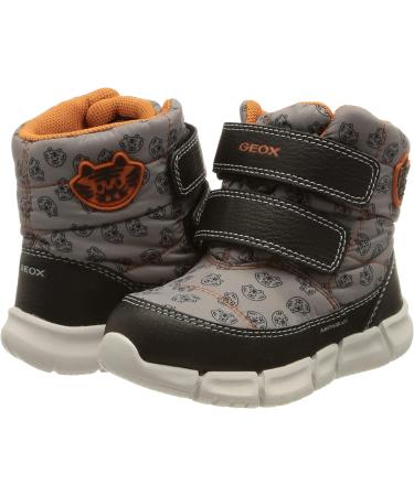 Geox Baby Flexyper Boy B ABX B Hi-Top Sneakers - 8.5 UK Child - Grey Orange - Buy Online on GoSupps.com