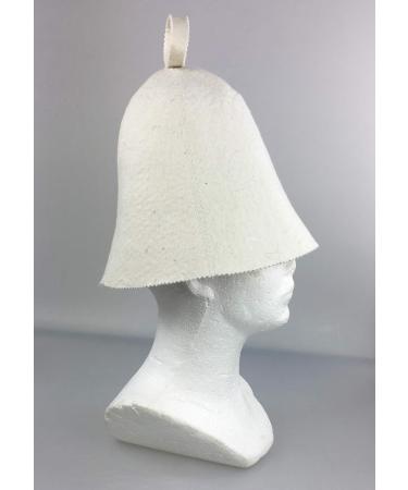 GMMH Saunahut - Russian Design Wool Felt Sauna Cap for Men & Women | 60 Pieces Pack - Buy Online on GoSupps.com