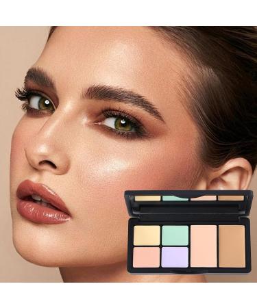 Concealer Palette 6 Colors | Complexion & Cream Concealer | Complete Palette for Face Correction | High Waterproof Long-Lasting Cream | For Contouring Dark Circles & - Buy Online on GoSupps.com