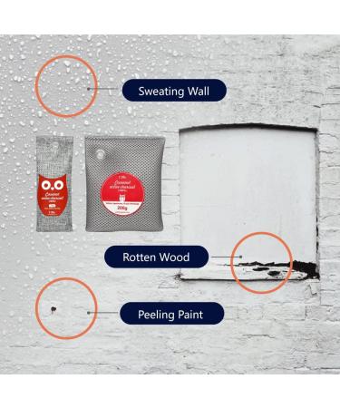 Sandmonk Coconut Activated Charcoal Bags 4 Pack - Natural Odor Absorber & Air Purifier for Home, Car, Shoes, Bathroom, Kitchen, Pets - Smoke Eliminator - Eco-Friendly Solution - Buy Online on GoSupps.com