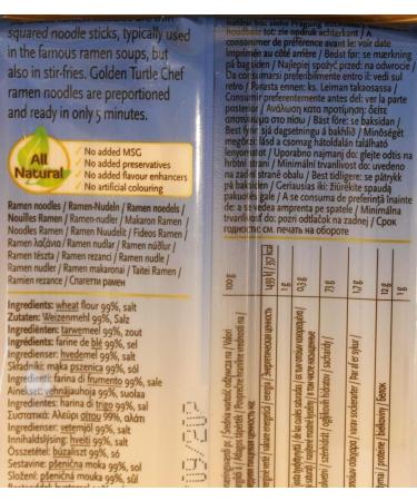  Golden Turtle Brand Ramen Noodles 375g Japanese Ramen Noodles 5 min Noodles - Buy Online on GoSupps.com
