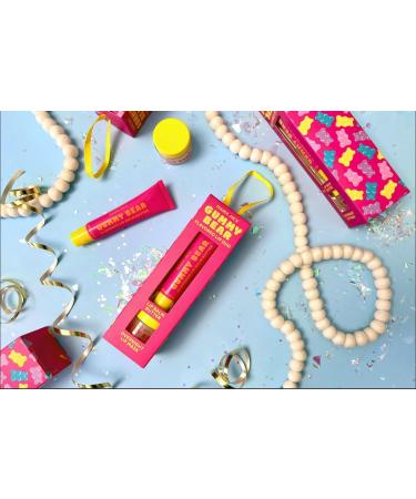 Trader Joe's Gummy Bear Lip Duo Set - Lip Balm Butter & Overnight Mask | Fruity Pink Gloss - International Shipping Available - Buy Online on GoSupps.com