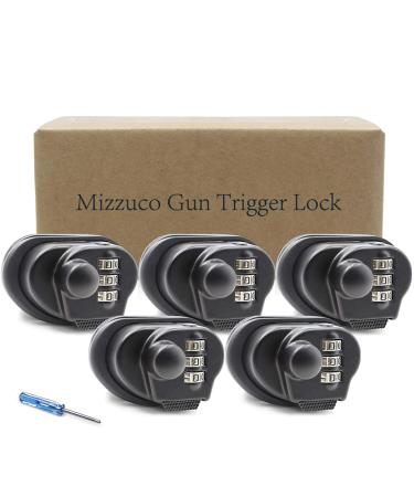 Mizzuco Trigger Lock 3 Digit Combination Gun Lock Black5