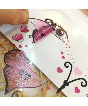 Animal Face Stickers - Leopard Cat Floral Body Paint for Halloween & Stage Performance - 2 Sheets - Buy Online on GoSupps.com