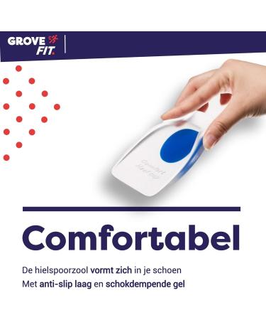 GroveFit Heel Spur Relief Package - Strassburg Socks Heel Pads & Brace for Pain Relief - Buy Online on GoSupps.com