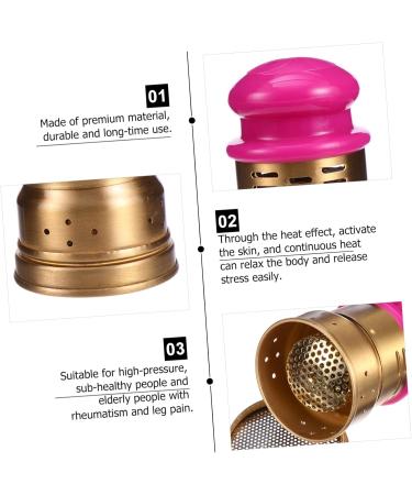 Buy Moxibustion Box Set - MOXA Heat Tank for Tendonitis Relief | Classic Ai-Box Copper Holder 9x6.5cm | International Shipping - Buy Online on GoSupps.com