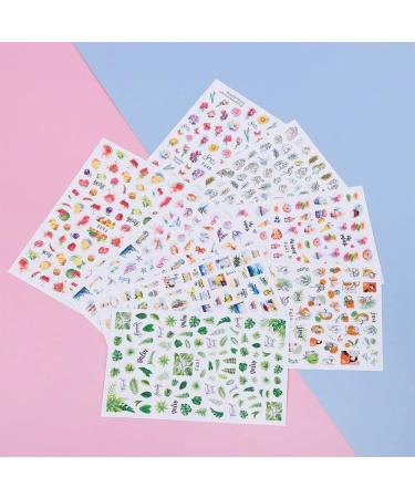 Girls Summer Fruits Nail Art Decal Sweet Nail Art Decoration DIY Nail Summer Series 3D Nail Sticker(style2) - Buy Online on GoSupps.com