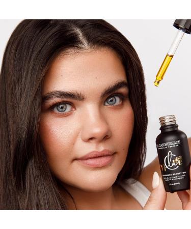 LA CANNEBERGE Cranberry Beauty Oil - Organic Intensive Hydration for Face Hair & Body - 0.17 Fl Oz Vitamin-Rich Moisturizer - Buy Online on GoSupps.com