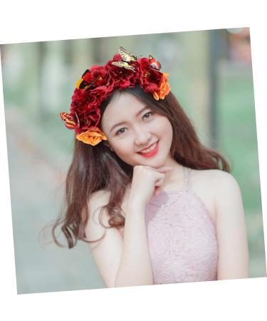 Mikinona Artificial Headband Headband Hair Accessories Goth Decor Hair Bands Fabric Headdress Vacation Gothic Boho Decor Butterfly Fascinator Decorations Bohemia - Buy Online on GoSupps.com