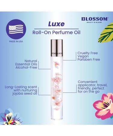 Blossom Roll on Perfume for Women Alcohol Free Rollerball Perfume Oil with Essential Oils Infused with Real Flowers Made in USA 0.20oz Patchouli Rose Patchouli Rose 0.2 Fl Oz (Pack of 1) - Buy Online on GoSupps.com