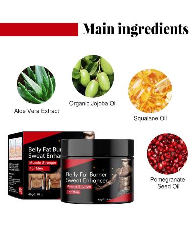 Shantou Yingji Abdominal cream 60 g abdominal muscle cream abdominal muscle cream fat burning hot cream body fat burning abdominal cream anticellulite cream fat burning abdomen for men - Buy Online on GoSupps.com