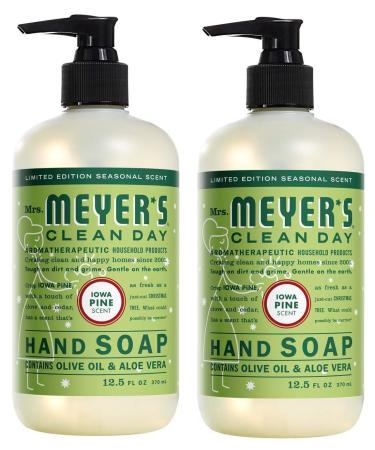 Limited Edition Scent Mrs. Meyer's - Iowa Pine Hand Soap 12.5oz - 2-PACK