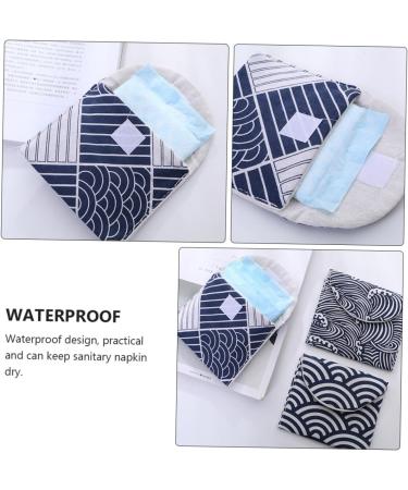 Alipis 3-Piece Storage Bags for Women's Bandages | High Capacity Breastfeeding & Menstrual Inserts | Colorful Fabric Organizers 14x12cm - Buy Online on GoSupps.com