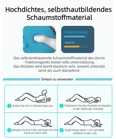 Optimized Hadsomun Neck Stretcher & Cervical Traction Device - Orthopedic Neck and Shoulder Relaxer for Pain Relief - Buy Online on GoSupps.com