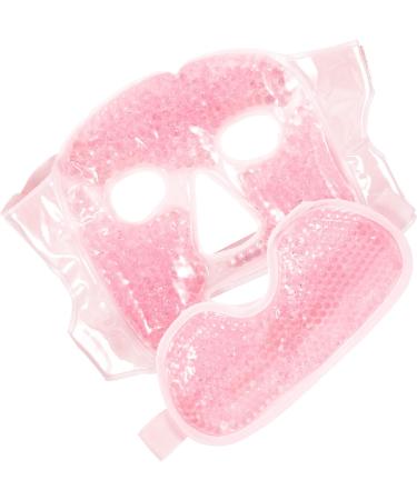 BESPORTBLE Hot Compress Masks 5 Sets Beauty Eye Puffiness Bags Sleep Cold Compress Puffy Gel Ice Cooling for Facial Hot and Cold Ice Pink Facial Cooling Masks - Buy Online on GoSupps.com