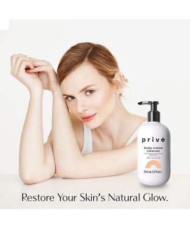 Priv Ultra-Hydrating Body Creme Cleanser - for Dry Skin Moisturizing Cleanser - Gentle Every Day Spa-Like Indulgence - Suitable for Sensitive Skin - 12 fl oz - Buy Online on GoSupps.com
