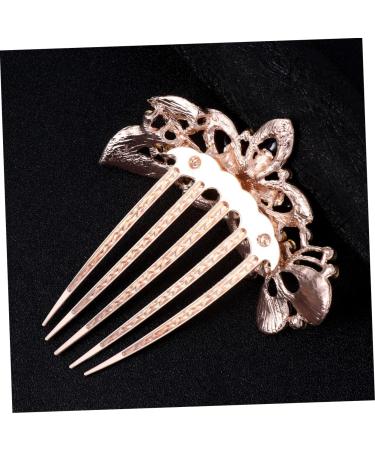 DOITOOL Crystal Bride Clip Bride Hair Clip Vintage Hair Comb Flower Bridal Hair Comb Flower Hair Comb Wedding Crystal Bridal Crystal Decor French Hair Clips Clothing Women's Hair Piece - Buy Online on GoSupps.com