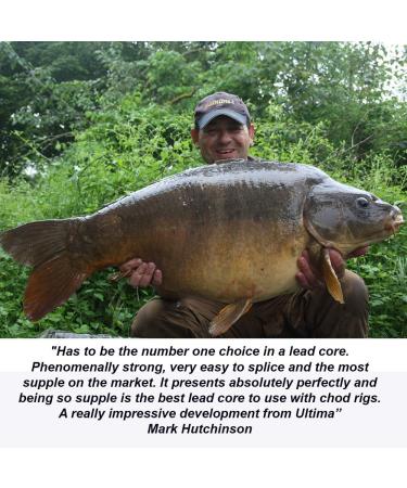 Ultima Anvil Smooth Lead Core 10m Spool - Weed Green 45lb/20.3kg | International Shipping Available - Buy Online on GoSupps.com