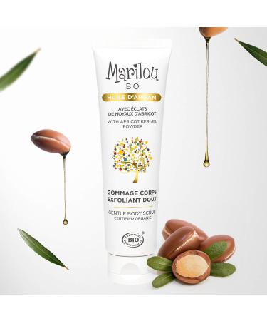 Marilou Organic Argan Oil Body Scrub - Gentle Peeling 100ml | Natural Exfoliating Scrub for Smooth Skin - International Shipping Available - Buy Online on GoSupps.com