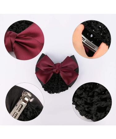 Driew Women's Hair Snoods with Bow - 6 pcs Hair Net Set | Stylish & Functional Hair Accessories - Buy Online on GoSupps.com
