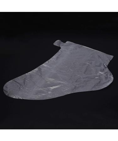Noverlife 200PCS Large Clear Plastic Disposable Booties for Paraffin Wax Therapy - Foot Covers for Spa Treatment - Buy Online on GoSupps.com