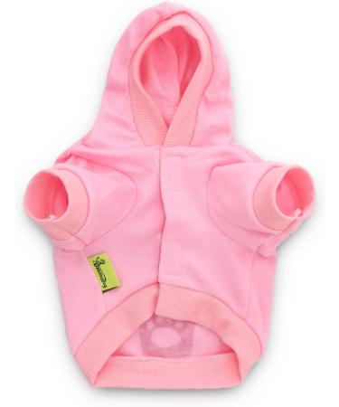 DroolingDog Dog Princess Shirt for Small Dogs | Pink Dog Hoodie (3.3lb-5.5lb) - Pet Clothes - Buy Online on GoSupps.com