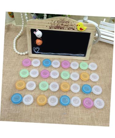 Partykindom 10 ST Contact Lens Container Kit - Clear Lens Case Mirror & Film Holder for Safe Storage - Perfect for International Shipping - Buy Online on GoSupps.com