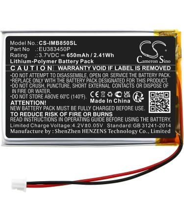 DCH 650mAh EU383450P Battery Replacement for Ingenico MOBY8500 - Durable High-Performance Power Solution - Buy Online on GoSupps.com