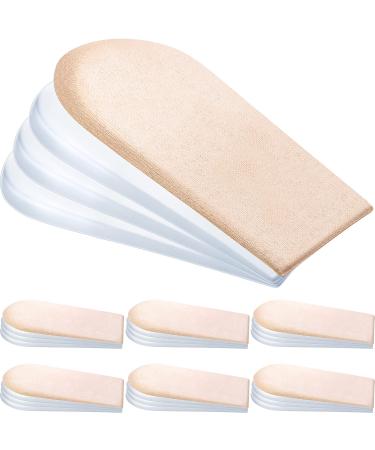 3 Pairs Adjustable Heel Lift Inserts Height Increase Insoles Gel Heel Cushions Pad Invisible Shoes Lift for Leg Length Discrepancies and Heel Pain Men Women (4 Layers)