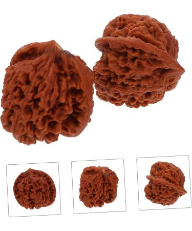 Fomiyes 4-Piece Walnut Health Balls - Fitness Hand Training & Massage Device for Stronger Grip - Buy Online on GoSupps.com