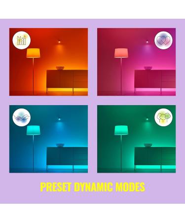 WiZ Connected Color B12 Smart WiFi Light Bulb | 2200K - 6500K + RGB 16 Million Colors | Works with Alexa, Google Assistant, Siri | No Hub Required | 1 Count - Buy Online on GoSupps.com