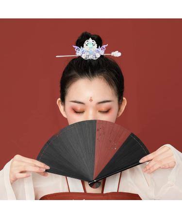 Lurrose Chinese Hair Stick Chinese Traditional Hair Pins Hemp Hair Chopsticks Hair Accessories For (Blue) - Buy Online on GoSupps.com