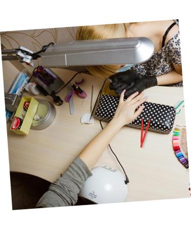 PopetPop 100pc Tweezers for Nail Art & DIY - Plastic Manicure Tools in Random Colors - Child-Friendly 7.5x0.5cm - Buy Online on GoSupps.com