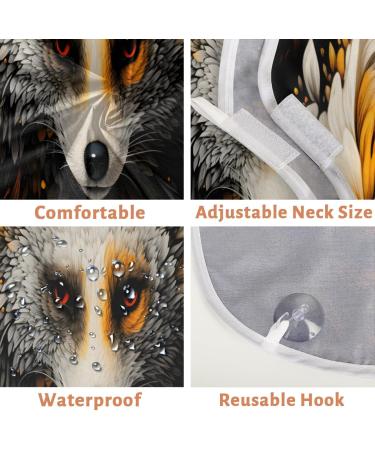Beard Bib Apron for Men | Fox Beard Hair Catcher with Suction Cups | Perfect Father's Day & Anniversary Gift - Buy Online on GoSupps.com