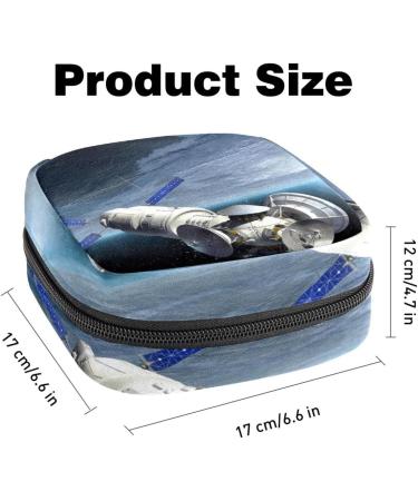 Menstrual Pad Bag with Zipper - Stylish Tampon Pouch for Women & Girls | Universe Space Design - Buy Online on GoSupps.com