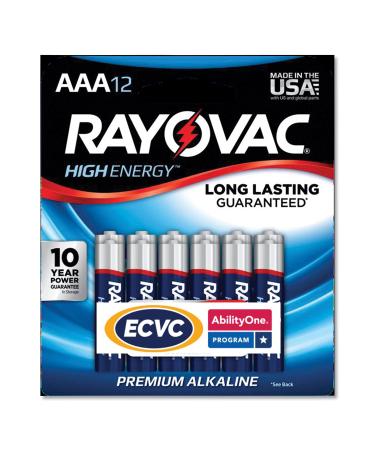 AbilityOne - NSN8264798 - Alkaline Battery - AAA - 1.5V - 12/PG