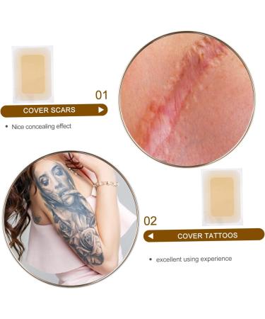 Gatuida Autocollants Invisibles De Recouvrement De Tatouages 10 Pi ces Taille Moyenne Imperm ables Pour Peau Sensible Usage Corps Patchs Cicatriciels Fin Et Respirant 17.50X12.50X0.10CM Kaki - Buy Online on GoSupps.com