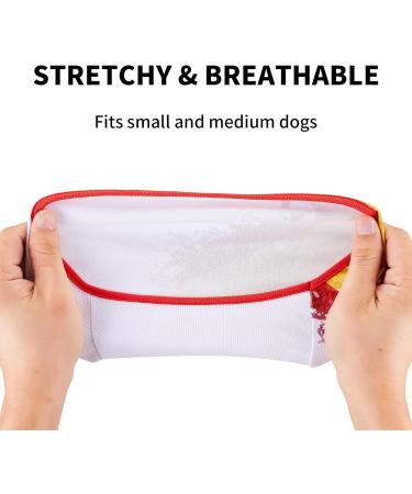 2 Piece Small Dog Shirts - Soft & Breathable Puppy Vests in Pink & White - Ideal Costumes for Small Breeds - Buy Online on GoSupps.com