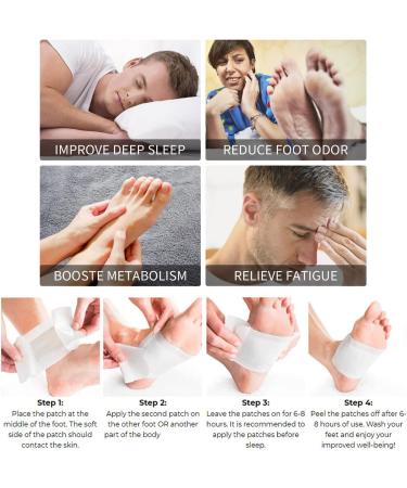 Deep Cleansing Foot Pads Ksndurn 20 PCS Foot Pads - Body Cleansing Pads - Buy Online on GoSupps.com