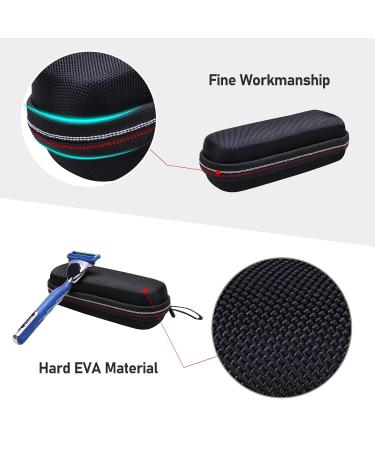 XANAD Hard Case for Gillette Mach3 Shield Razor - Protective Carry Case for Men's Razor & 4 Blade Refills - Buy Online on GoSupps.com
