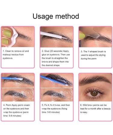 Eyebrow Perm Kit Instant Professional Lift for Fuller Eyebrows - Instant Eye Brow Lift Perm Kit at Home Long Lasting Salon Result Easy to - Buy Online on GoSupps.com