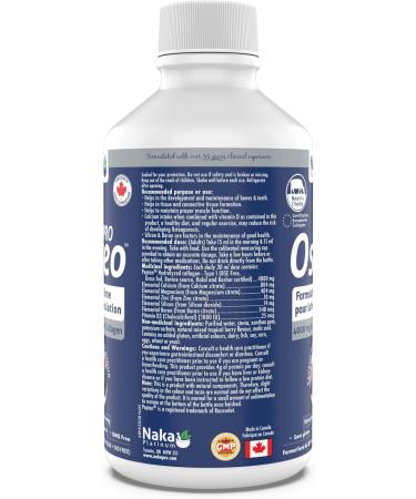 Naka Platinum Pro Osteo Superior Bone Building Formulation 4000mg of Peptan Collagen Naturally Berry Flavour Made in Canada (600ml) 600 ml (Pack of 1) - Buy Online on GoSupps.com