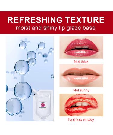 50ml Organic Lip Balm Base | Moisturizing DIY Lip Lick & Gloss | Clear Transparent Lip Glazing Material - Buy Online on GoSupps.com